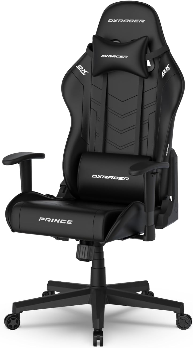 DXRacer Pシリーズ OH/PC188/N-NEW ゲーミングチェア ブラック PVCレザー