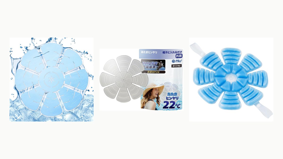 cocostar PCMアイスキャップマット・PRo° ICEキャップ・Qoosea PC-Mキャップ 帽子用冷却パッド3種