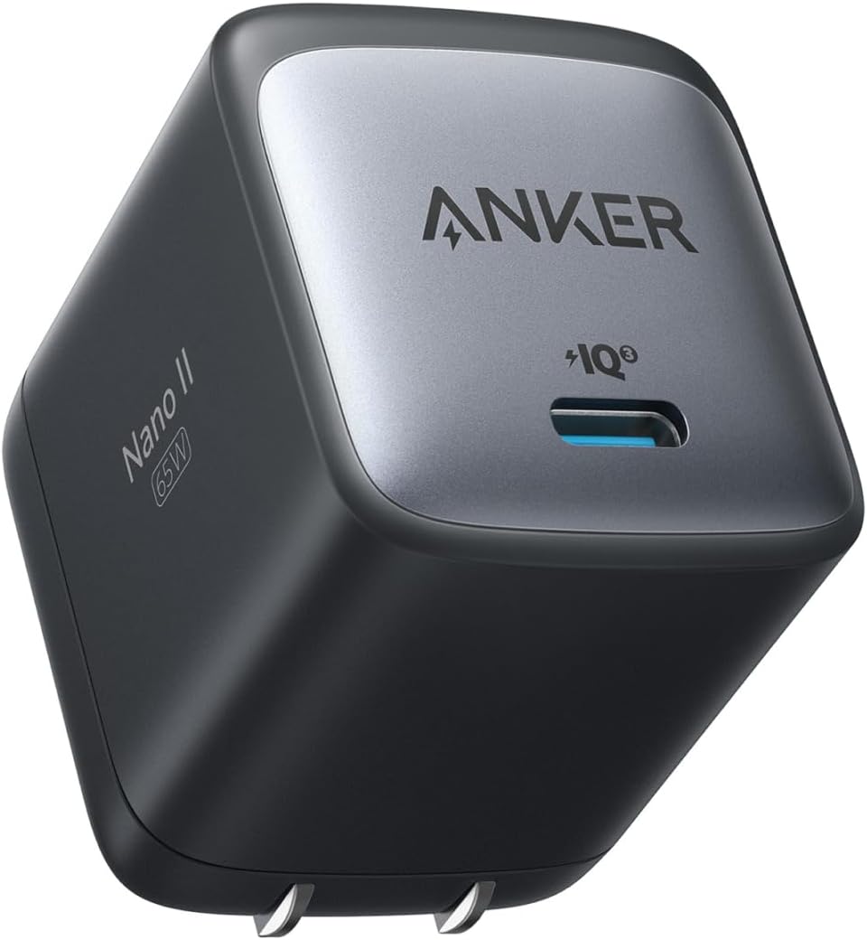 Anker Nano II 65W GaN充電器 USB-C ブラック